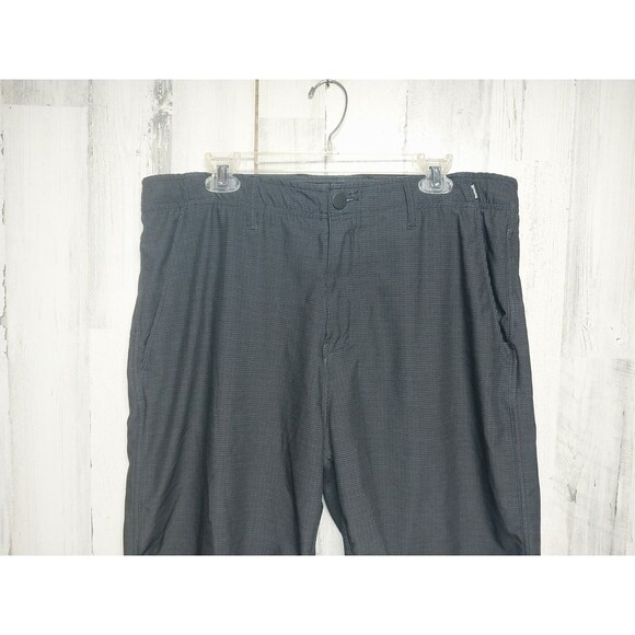 Hurley Men's 36 Phantom Hybrid Shorts Gray Black Stripe - Picture 3 of 9